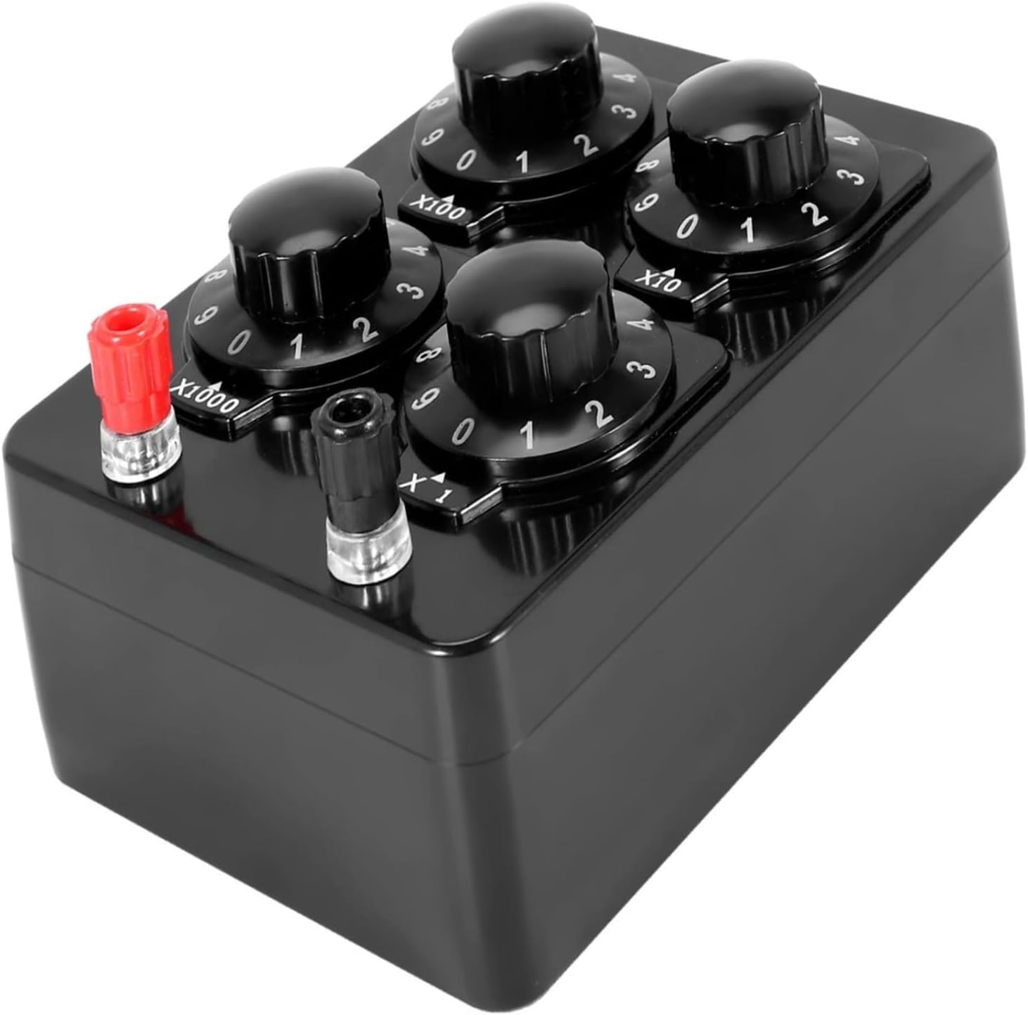 Precision Variable Decade Resistor Box 0-9999 Ohm for Electrical Experiments Teaching Instrument