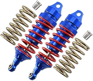 GPM for TRAXXAS E-REVO 2.0 86086-4, E-REVO 56087-1 Aluminum Alloy Thick Spring Wire Diameter Front and Rear Universal Shock Absorber-Pair