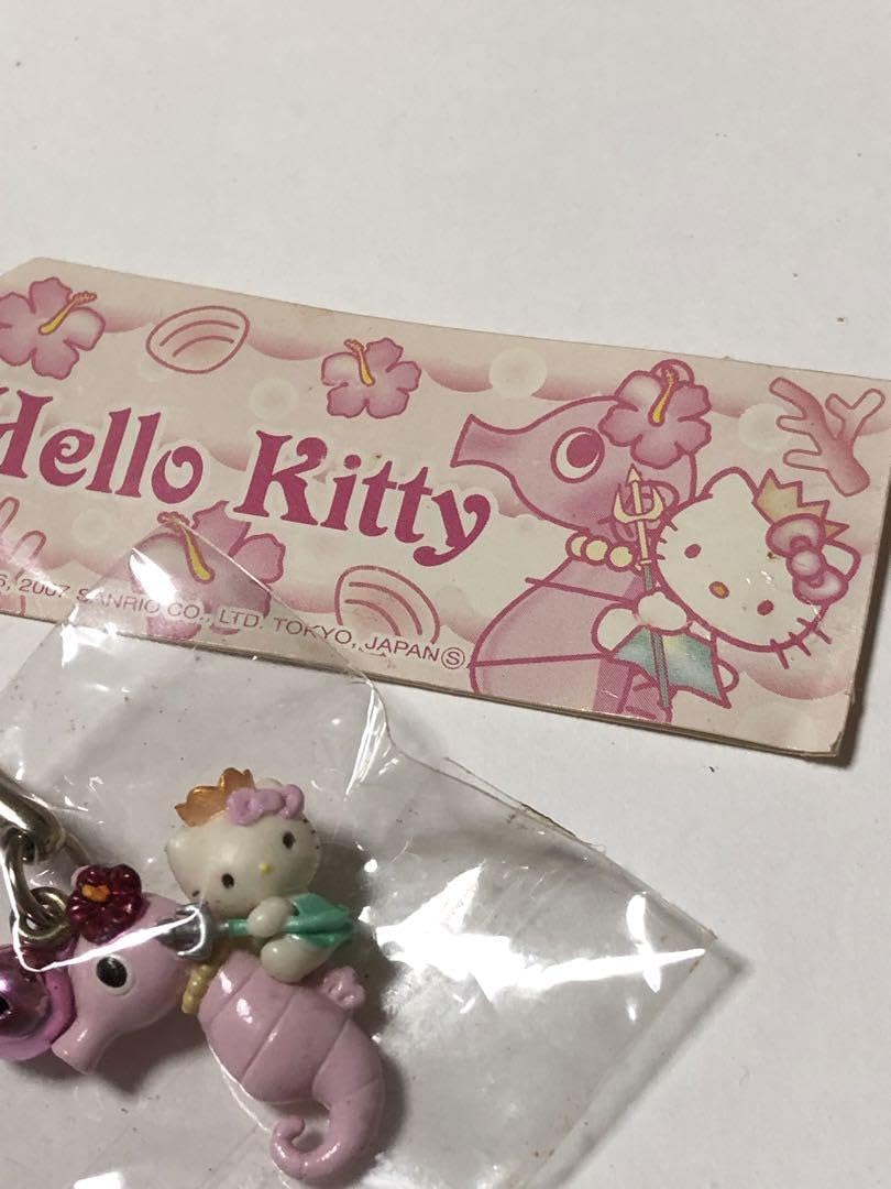 ハローキティ 根付 ストラップ タツノオトシゴ 本 非売品 ハローキティ