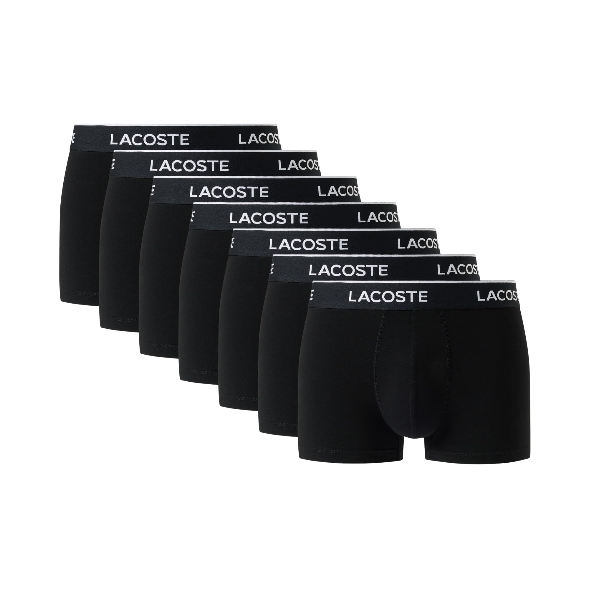 

                                                    Lacoste Men's Cotton Stretch Essentials Trunks, 7-