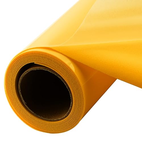 Miniatura 7 de Viewmoi Rollo de vinilo de transferencia de calor flocado HTV de 10 pulgadas x 4 pies planchar para ropa de bricolaje verde azulado