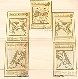 Exodia the Forbidden One Set Yugioh Custom Limited Collection Golden Metal Cards