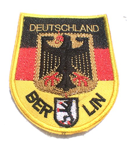 Deutschland Berlin 3X3.5 Iron On Patch German Flag Patch #TOP1