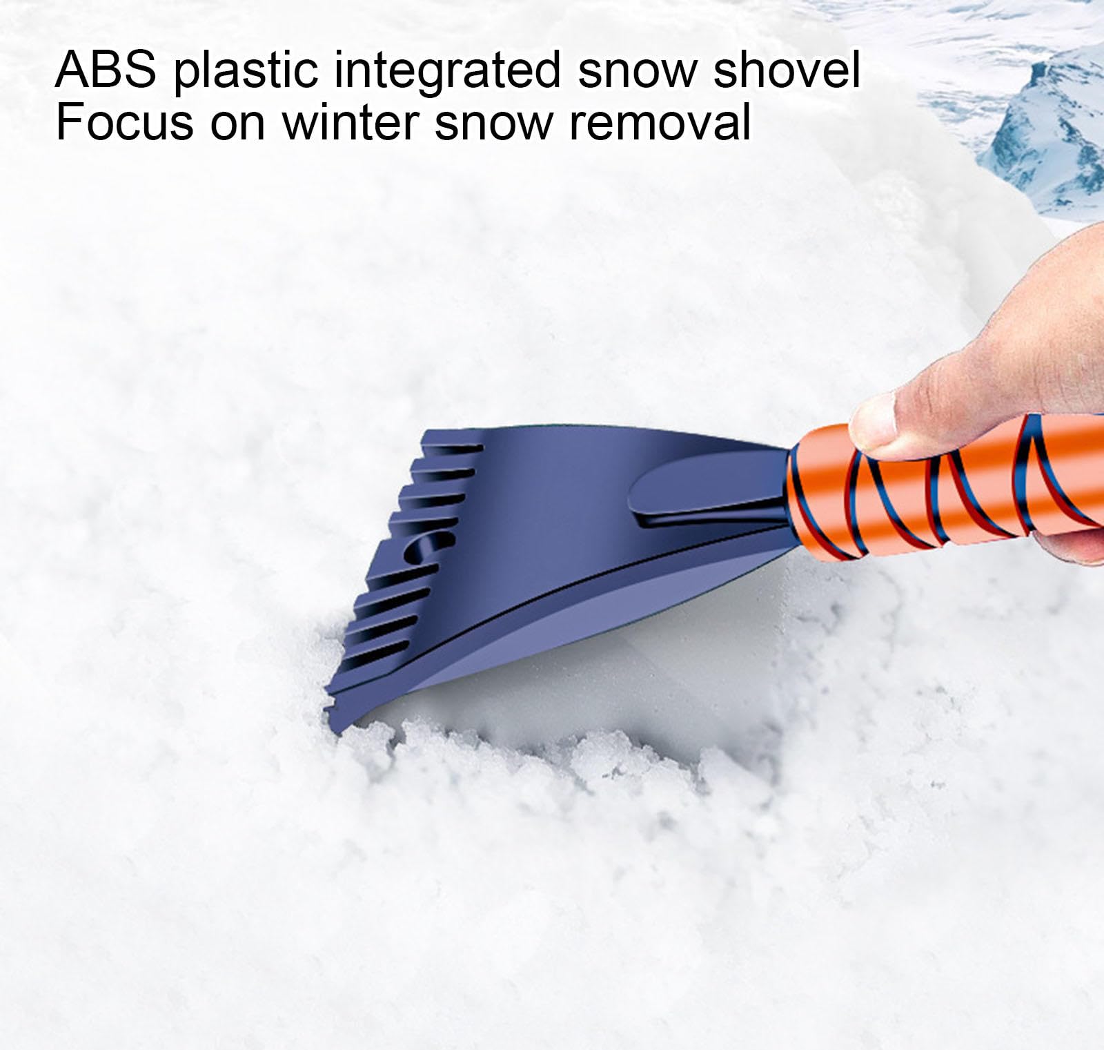 Spazzola da Neve con Raschiaghiaccio per Parabrezza Auto | Raschietto e Spazzola per Neve per Auto con Impugnatura Ergonomica in Schiuma Accessori Invernali,C