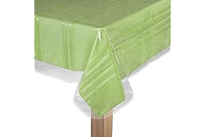 BNYD Crystal Clear & Heavy Duty Plastic Tablecloths