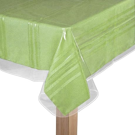 BNYD Crystal Clear & Heavy Duty Plastic Tablecloths