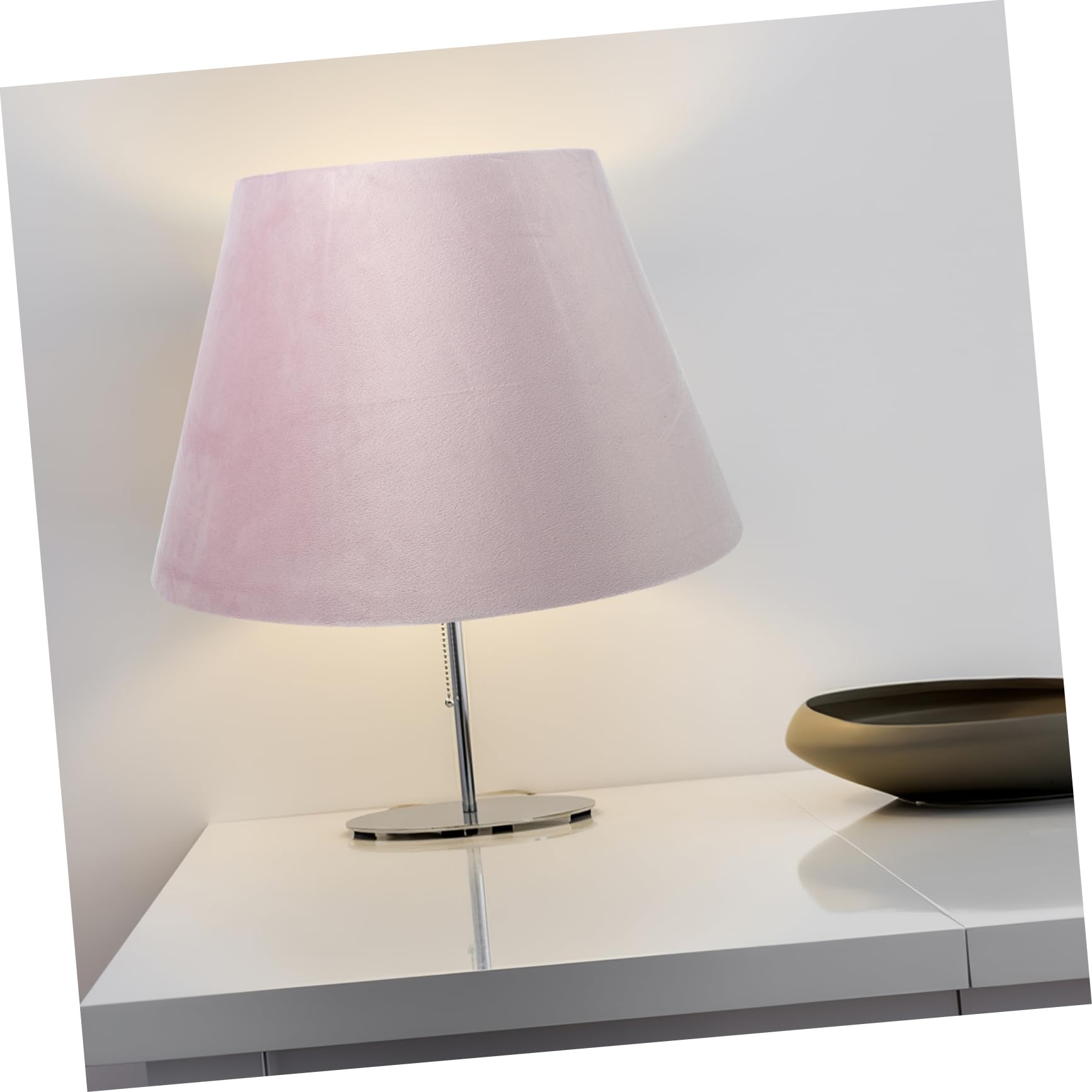 NUOBESTY Pantalla De Franela De Lámpara Para Lámpara De Escritorio Compatible Bases Dormitorio y Sala De Estar