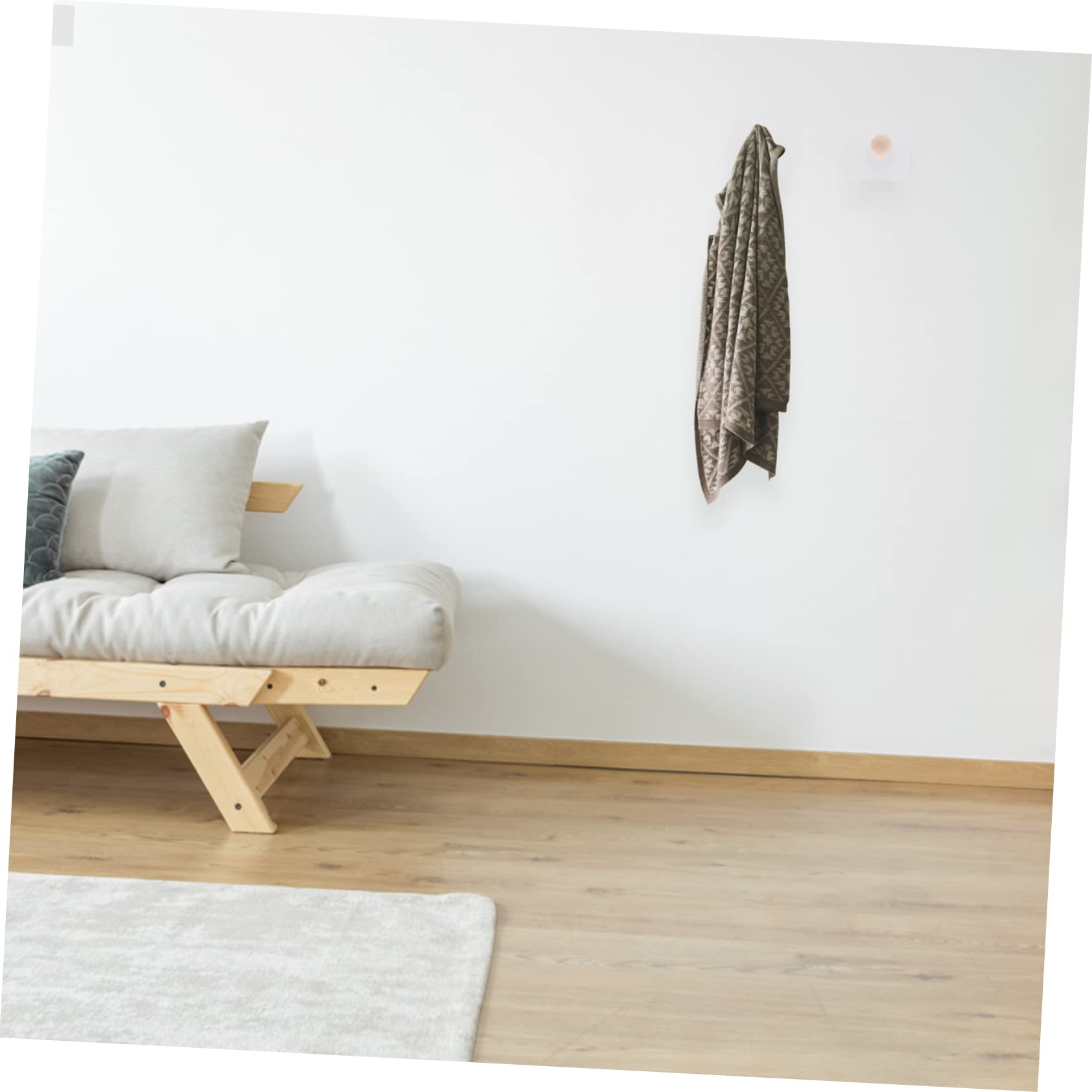 VASDEV Gancho de Madera Llavero de Servicio Pesado Ganchos Adhesivos Sombrero de Servicio Pesado Colgador de Pared Soporte para Llaves Ganchos de baño para Toallas Ganchos de Pared para t