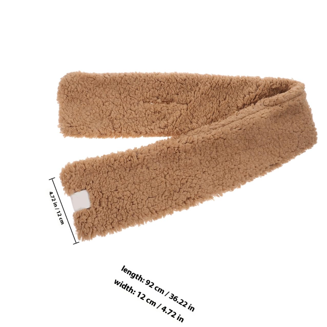 SOIMISS 5stücke Winter Plüschschal Imitationspelz Furry Wrap Für Damen Kuscheliger Halswärmer Für Winteraktivitäten Wie Ski Und Radfahren Warm Und Weich