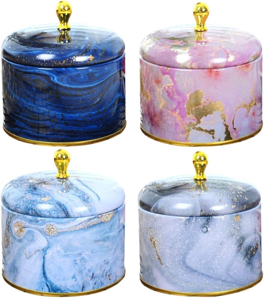 53 Arts Vintage Tin Jewelry Box Tin Trinket Jewelry Coin Box Tinplate