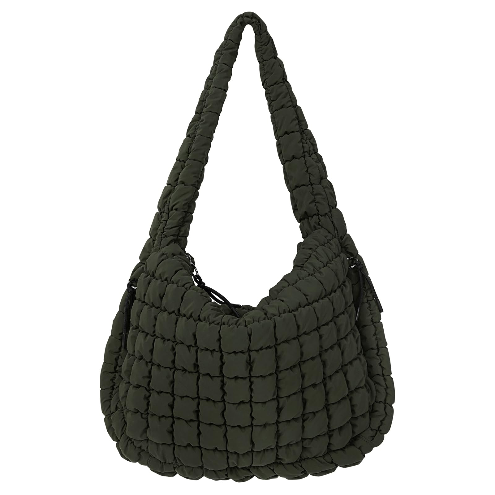 Juoxeepy Quilted Tote Bag Large Carryall Puffer Shoulder Bag Lightweight Padding Hobo Bag