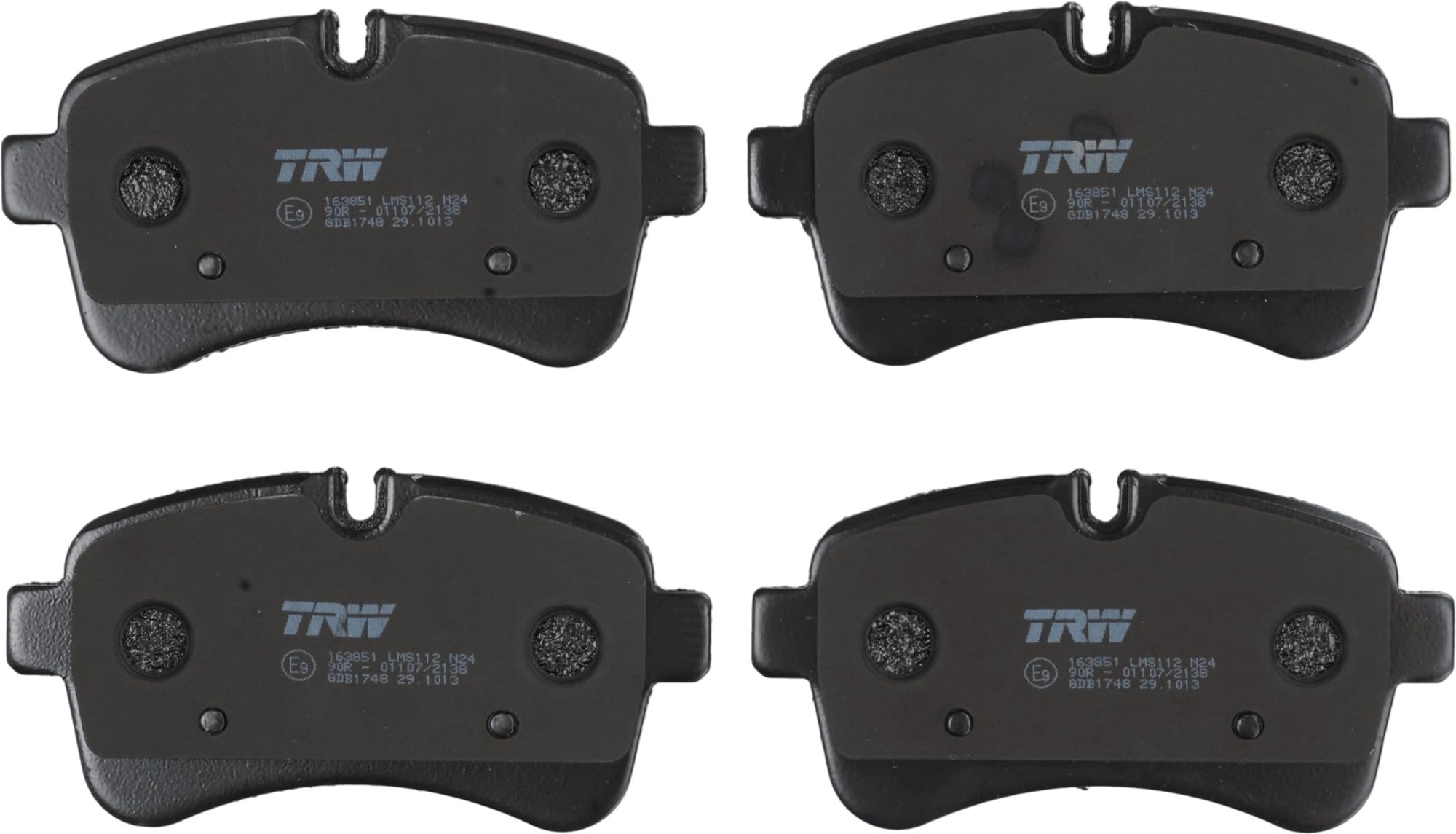 TRW GDB1748 Plaquettes de Frein Kit de 4 pour Iveco Daily VI Fourgon 2014 - Essieu Arrière et Autres Véhicules