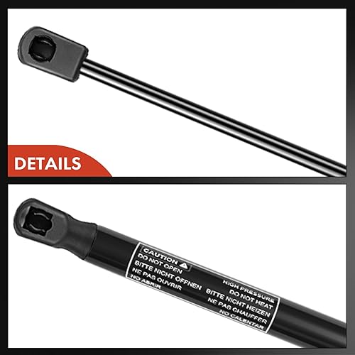 Miniatura 9 de A-Premium Soporte de elevación de capó delantero compatible con modelos seleccionados de Chevrolet - SS 2014 2015 2016 2017 - Reemplazar # 92289644