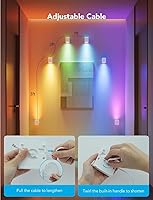 Vista 4 de Govee Cube Wall Sconces, RGBIC LED Wall Light Works with Alexa, WiFi Smart Lights for Room Decor, Color Changing Indoor Light Fixture for Bedroom