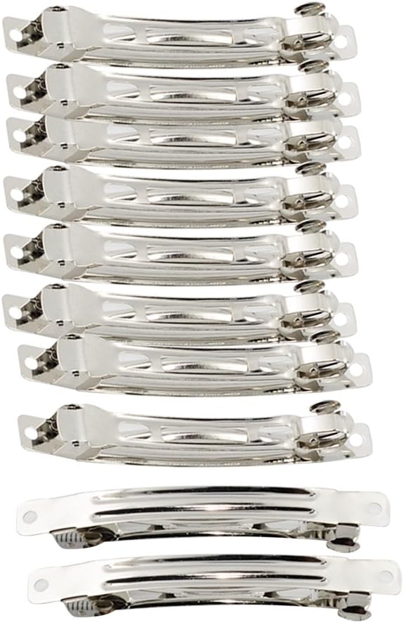 sharprepublic Blank French Hair Clips Barrette, Hair Bow Prong