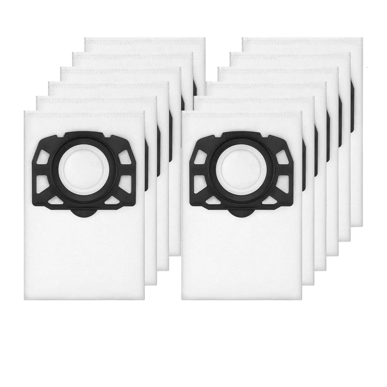 EEZII Vacuum Dust Bags, Compatible For Karcher, 2.863-314.0 KFI 357,WD 2 Plus,WD 3,WD3S,KWD 1,KWD 2,KWD 3,MV 3,SE 4001,SE 4002 Vacuum Cleaner(12 dust bags)