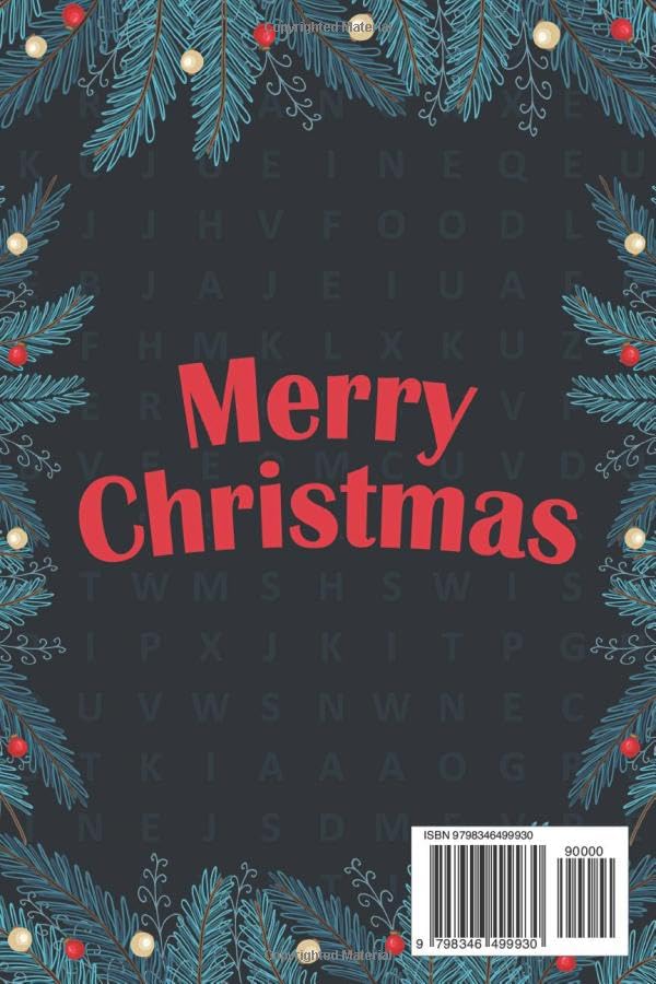 Stocking Stuffers for Men: Christmas Word Search: Fun and Relaxing Holiday Themed Word Find Puzzle Book for Adults, Christmas Activity Book for Men (Christmas Stocking Stuffers for Men) image 3