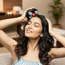 pTron Revivo Z2 Scalp Massager w/ 96 Silicon Kneading Points, Detachable Heads, Stress Relief & Relaxation, 3 Speed Modes, Scalp, Body & Head Massager for Hair Growth, Handheld, Rechargeable (Black) gallery image