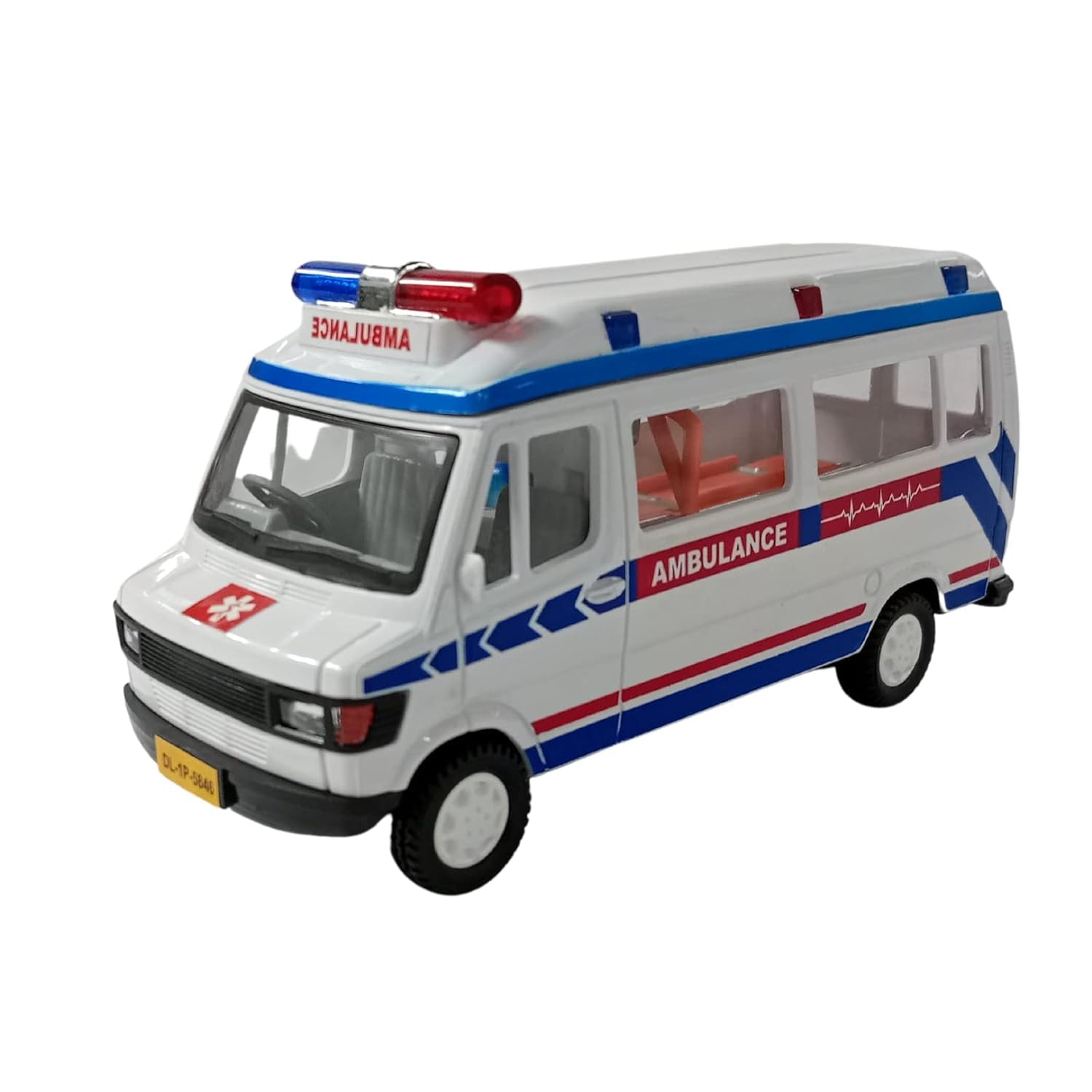 Kidz N Toys Door Openable Pull Back Ambulance Traveller Bus Toy For Kids - Multicolor (B0CMZTVPZ3) Amazon Price History, Amazon Price Tracker