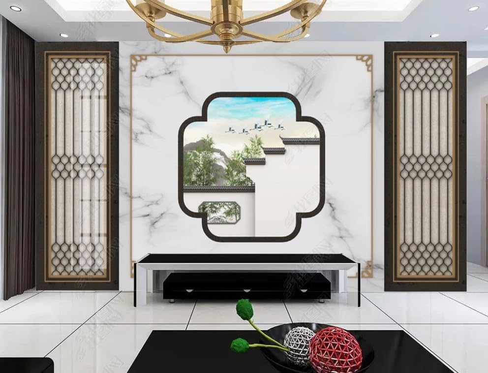 Papier peint intissé fleurs et oiseaux pour créer une ambiance nature dans le salon