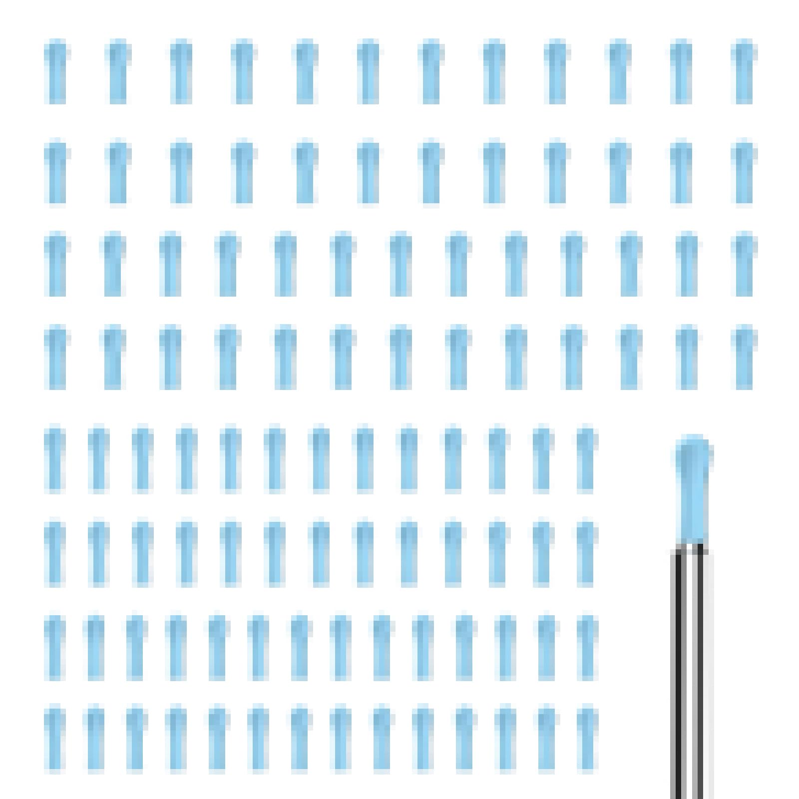 100 Pieces 2 Size Silicone Ear Spoon Tips Soft Wax Removal Replacement Tips Ear Cleaner Slicone Covers Scoop