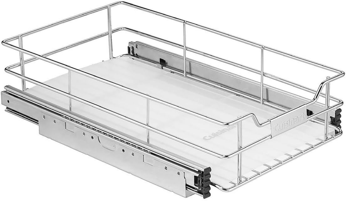 CUISINART 11" Sliding Organizer, Chrome Finish
