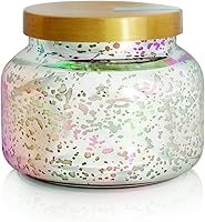 Capri Blue Mercury Iridescent Volcano Scented Candle - 19oz Soy Wax Jar, 85-Hour Burn, Glamorous Home Decor Gift for Women & Men