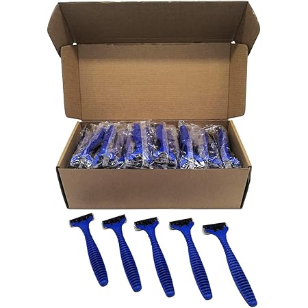 Amazon.com: (144 Pack) Individually Wrapped Twin Blade Razors with ...