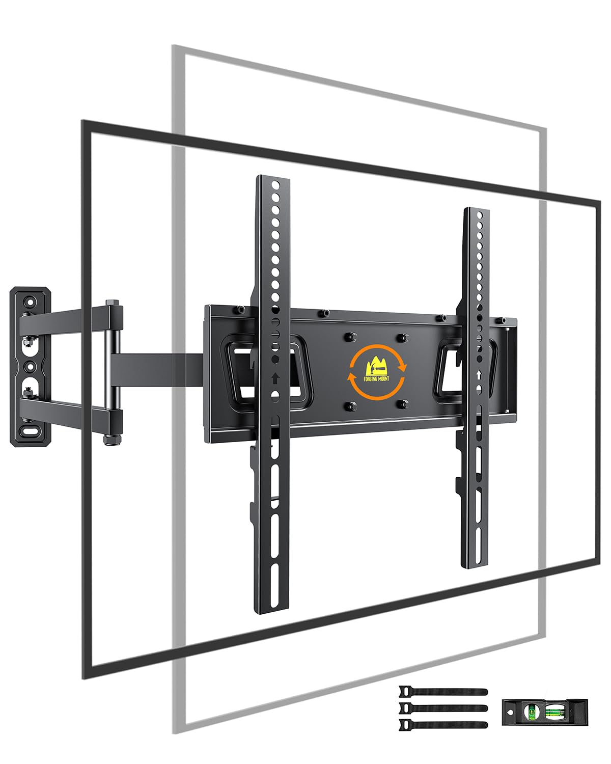 supporto tv muro angolare orizzontale verticale 26-65 pollici 40 kg