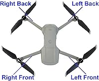 Vista 6 de SeiZed Brazos de motor Brazo delantero con soporte Motor trasero izquierdo brazo derecho pieza de repuesto como repuesto para D-JI Mavic Air 2