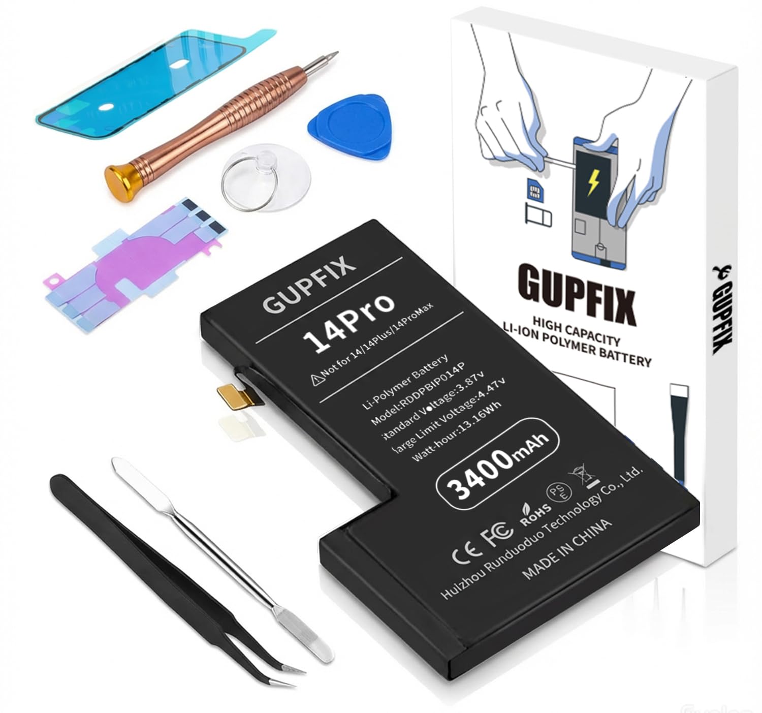 Diagnostic Battery for iPhone 14Pro No Pop-up Unknown Part Warning