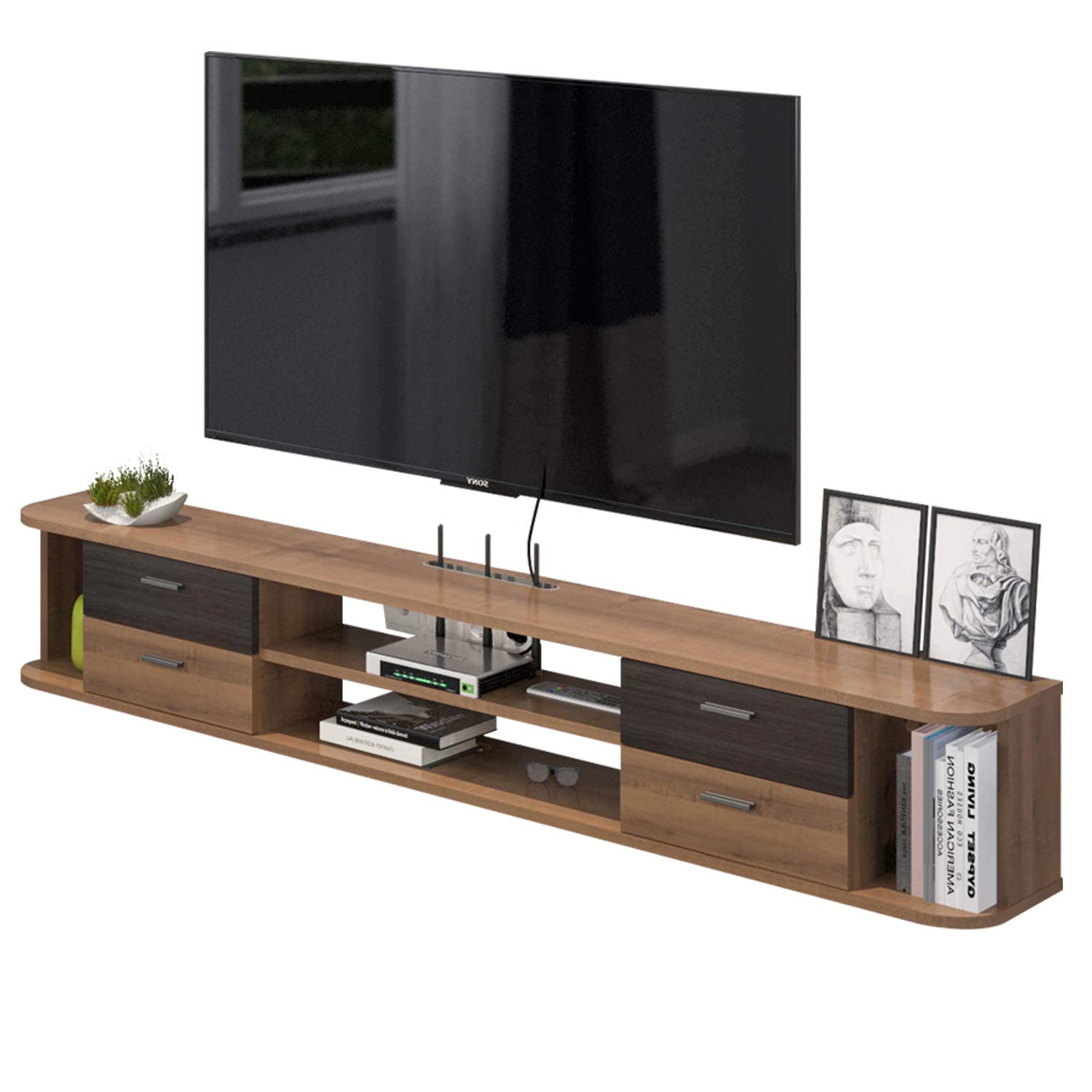 Buy Floating TV Stand,Wall Mounted Media Console Floating Entertainment