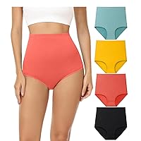 wirarpa Mutande Donna Cotone Vita Super Alta Slip Donna Mutantina Elastiche Culotte
