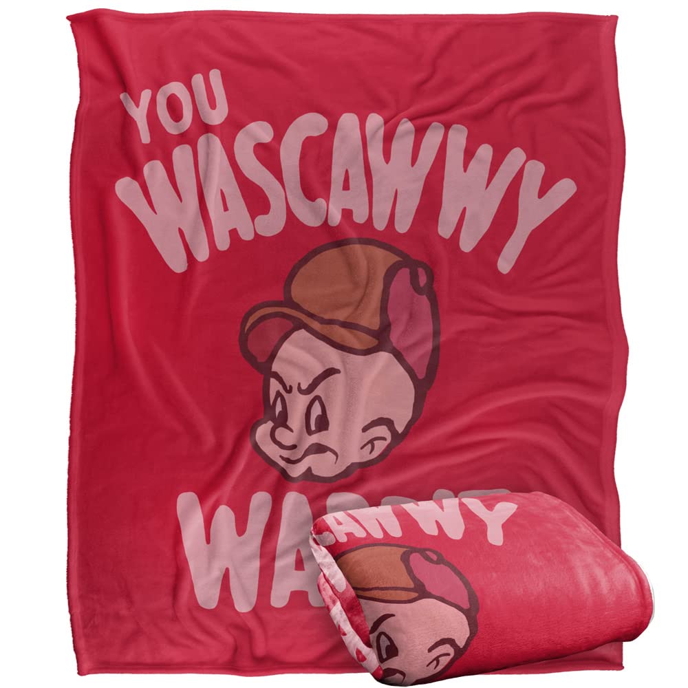 LOONEY TUNES Blanket, 152 x 127 cm The Wascally Wabbit Silky Touch Super Soft Throw Blanket