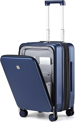 Hanke Grace - Maletas con ruedas rígidas, equipaje de mano aprobado por aerolíneas, maleta de viaje de 20 pulgadas, equipaje ligero Tsa para viajes