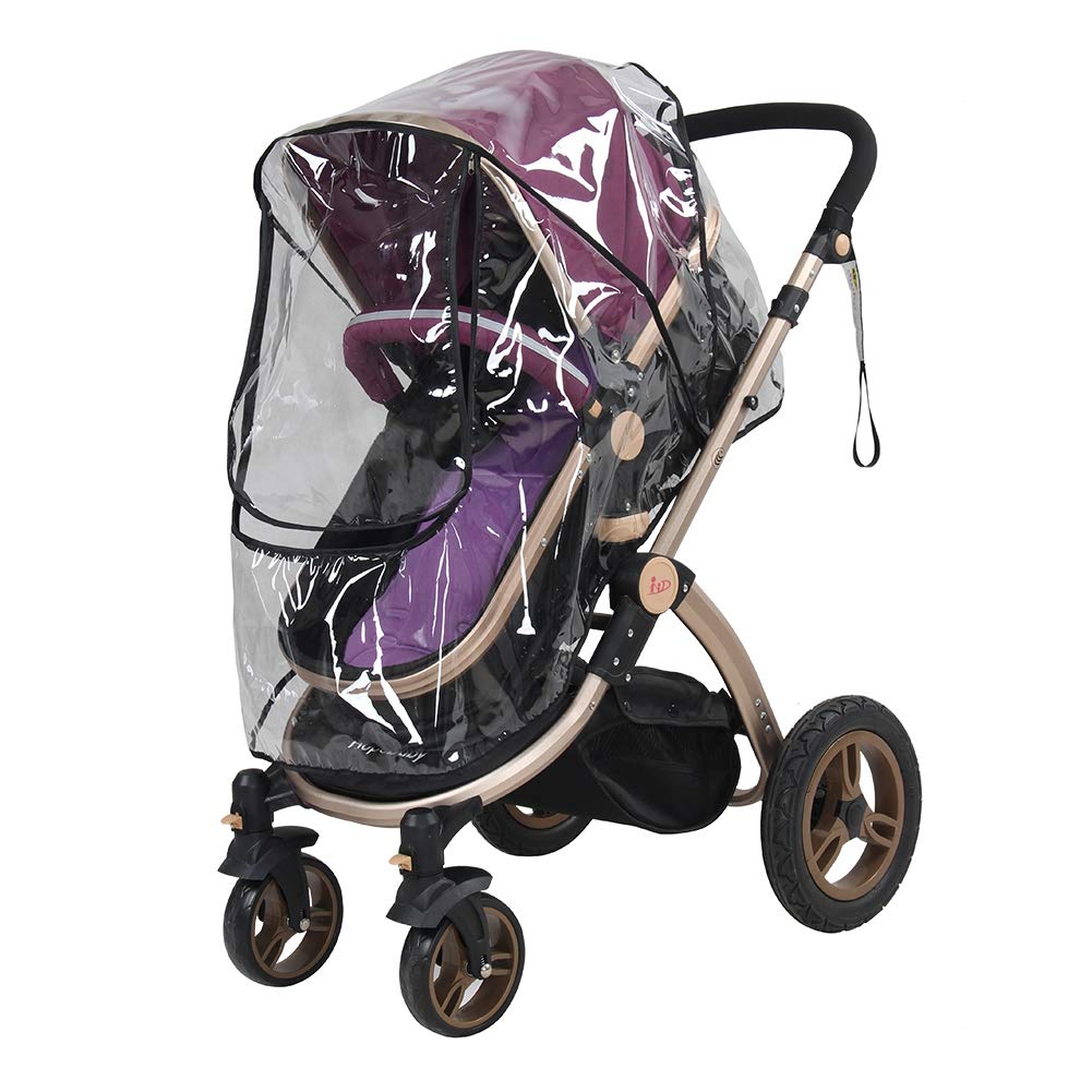 Universal Travel System Weather Shield,Baby Stroller Rain Cover Baby Travel Weather Shield Fit Most Jogging Strollers Weather Shields Accessories - Image 2
