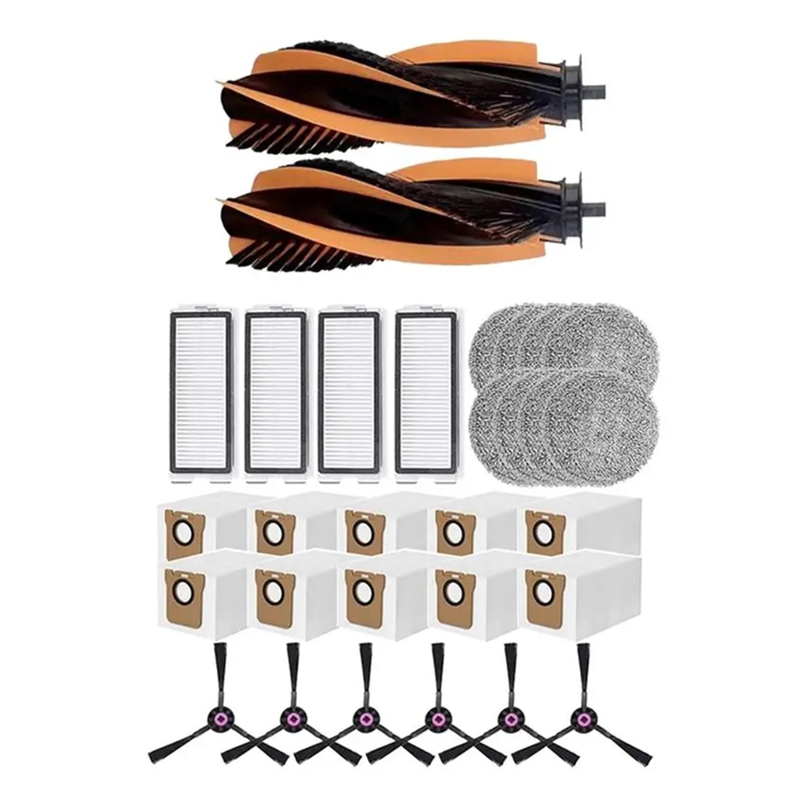 Generisch 30-teiliges Bürstenfilter-Moppbeutel-Set, kompatibel for Jonr