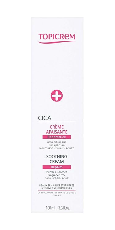 Amazon Com Topicrem Essentials Cica Repair Cream 100ml Beauty Personal Care