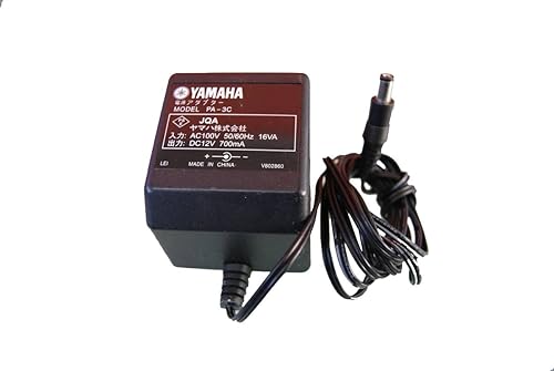 Miniatura 2 de Adaptador de CA original Yamaha Fuente de alimentación DC12V 700mA 125W Modelo PA-3C 12V