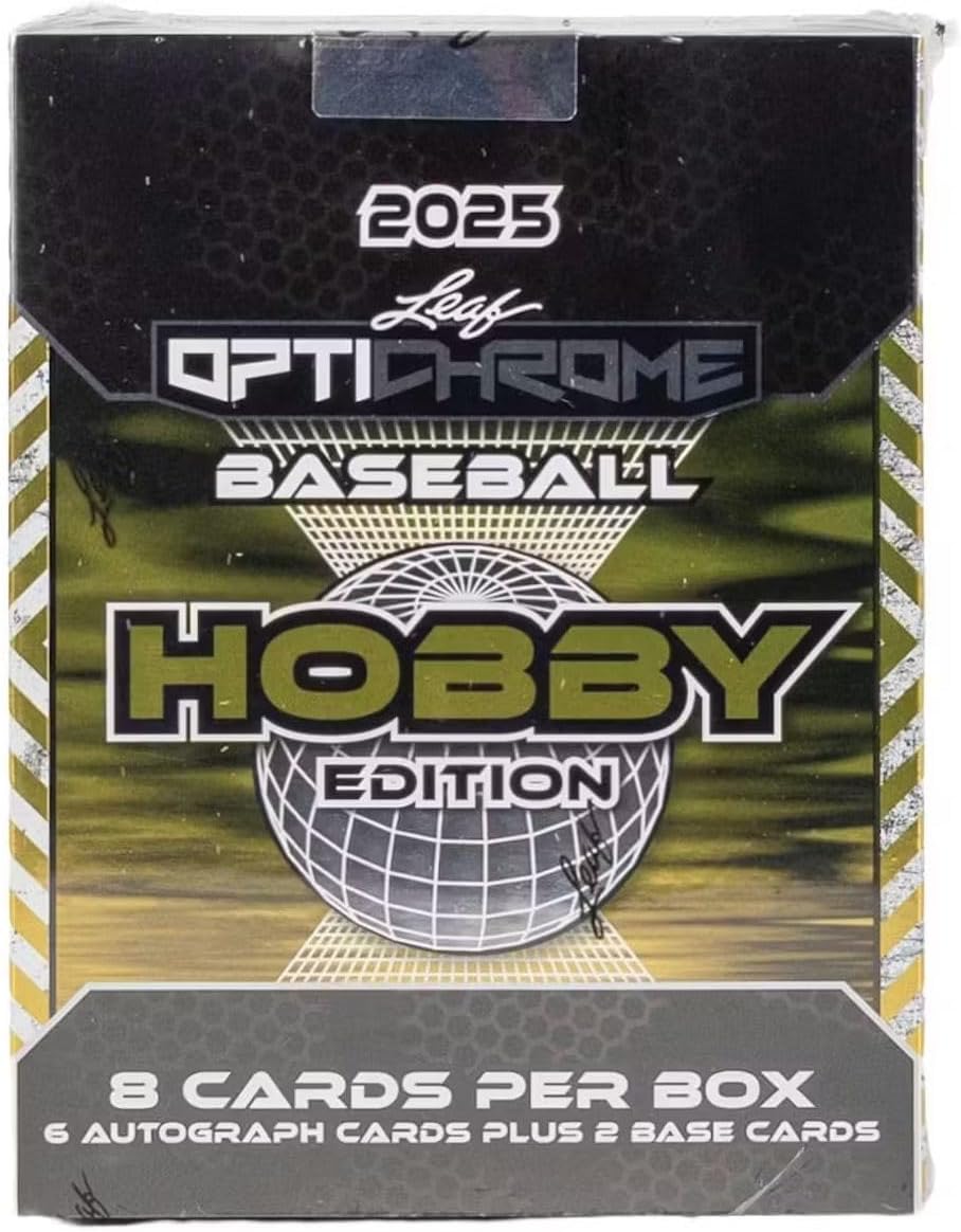 2025 Leaf Optichrome Baseball HOBBY box (8 cards/bx)