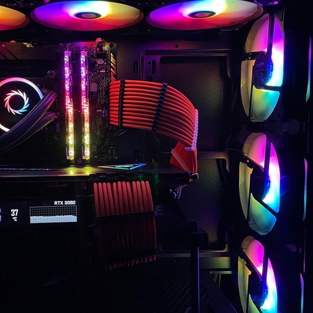 ATX 24-pinowy podwójny PCIE 6+2-pinowy podwójny EPS 4+4-pinowy przewód 24-pinowy kabel rozdzielacza płyty głównej
