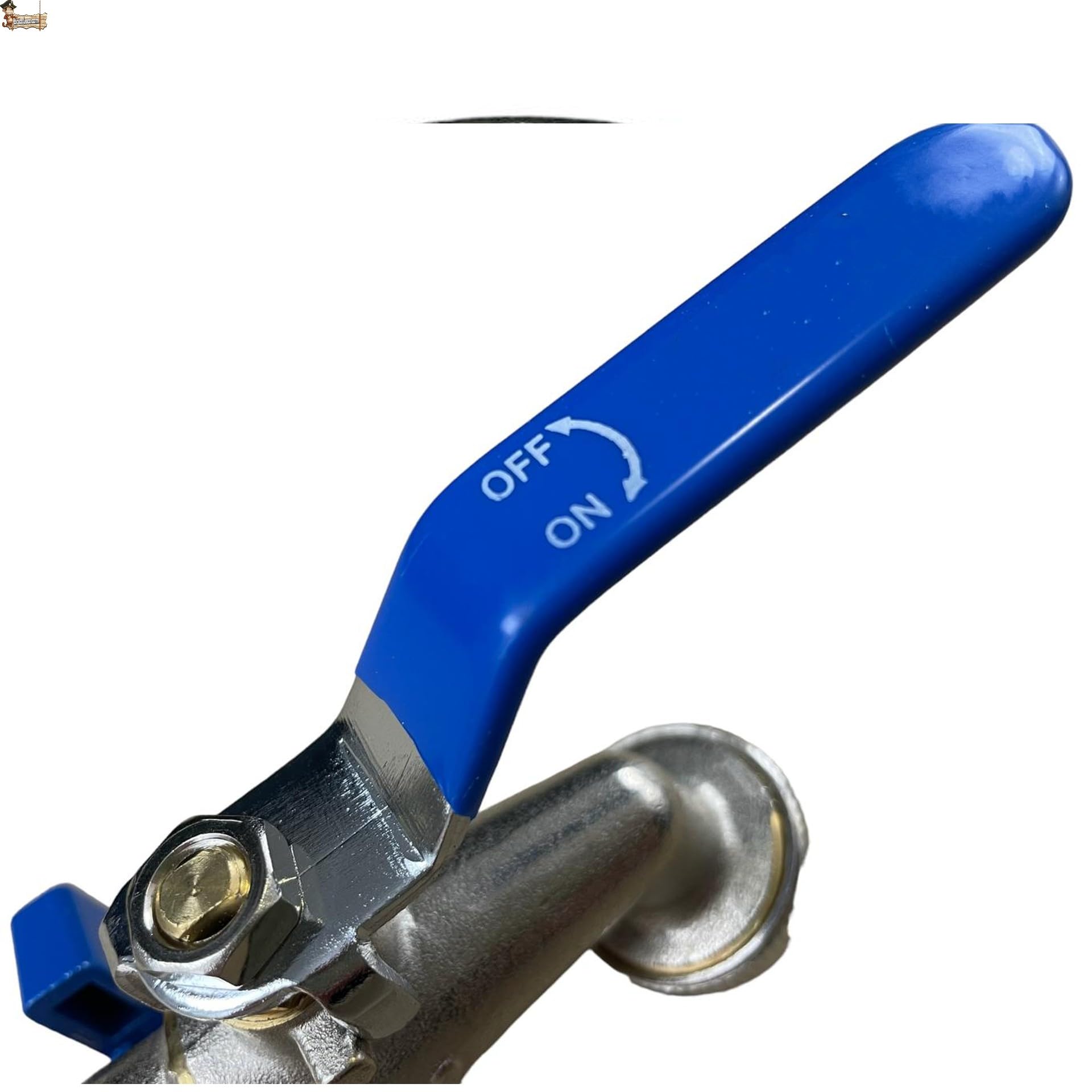 BricoLoco.com Grifo exterior doble salida con adaptador manguera. De pared. Pack 3 uds. Jardín o terraza. Dos salidas para conectar manguera, lavadora, programador riego... 1/2" x 3/4” x 3/4” (3)