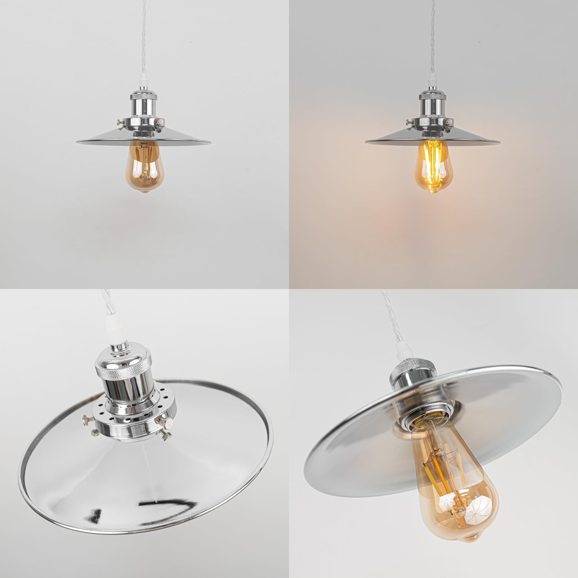 Plafoniera con sensore di movimento interno, lampada da soffitto in ferro industriale, sensore di movimento radar con cavo da 4,5 m e portalampada E27, per corridoio, bagno, scale, garage