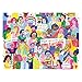 Galison All are Welcome Here Jigsaw Puzzle, 1000 Pieces, 27” x 20” – Ages 8+ – Colorful Illustrated Celebrating Diversity and Kindness – Fun and Challenging, Family Puzzle – Fun Indoor Activity