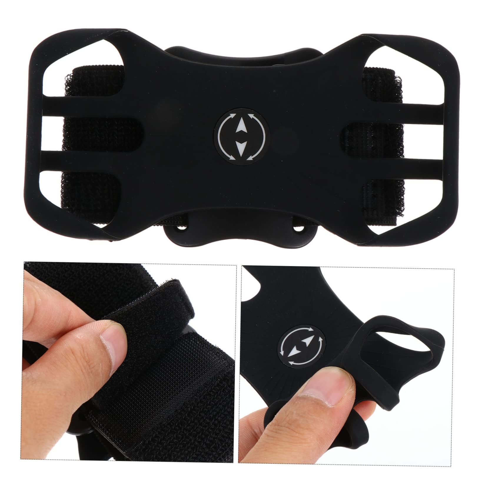 Operitacx 3 Set Braccio Rotante per Smartphone Marsupio Sportivo per Attività Compatibile con Nero Design e Traspirante
