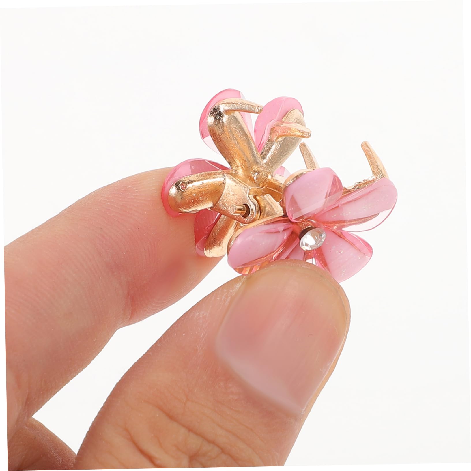 Baluue 80stücke Mini Haarklammern Mit Blumenmotiv Kleine Haarspangen Für Jede Frisur Für Feines Haar Und Alltagseinsatz Langlebig Und Stylisch Für Hochzeiten Und Partys