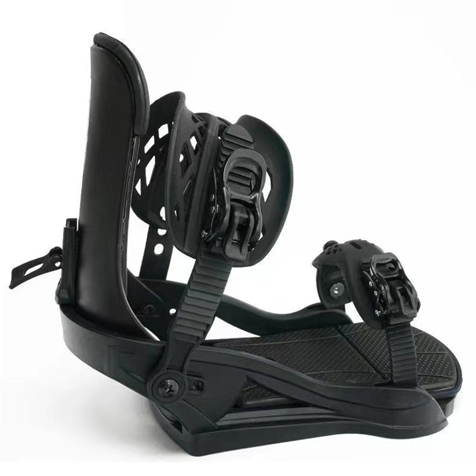 Fijaciones para Snowboard Adulto con Envolvente 3D Y Base Sólida Fácil de Poner Y Quitar Accesorio para Botas Adecuadas para Hombres Y Mujeres