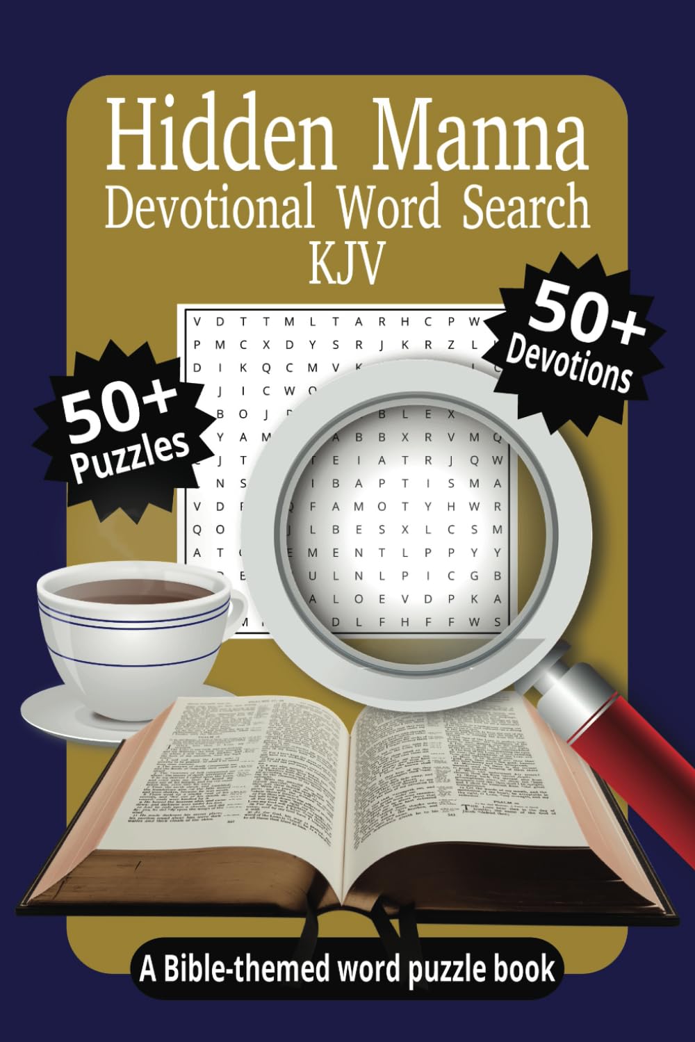 Hidden Manna Devotional Word Search: A Bible-themed word puzzle book