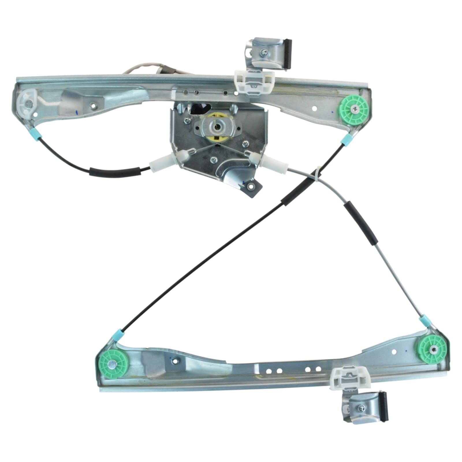 TRQ Front Driver Side Power Window Motor and Regulator Assembly Power Compatible with 2005 Pontiac G6 2006-2009 G6 Sedan 2010 G6