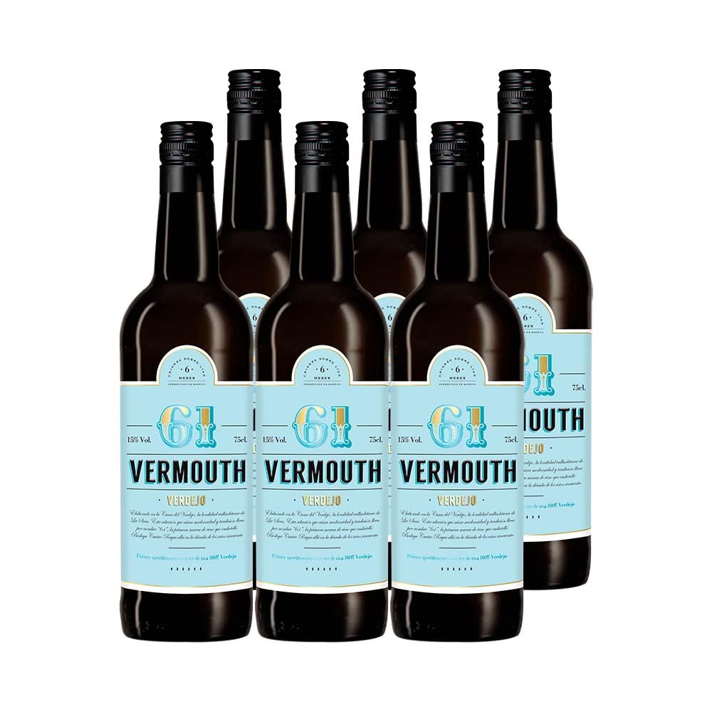 CUATRO RAYAS 61 Vermouth Verdejo (6 Botellas x 750ml)